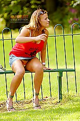 Nice upskirt of Kerry Katona